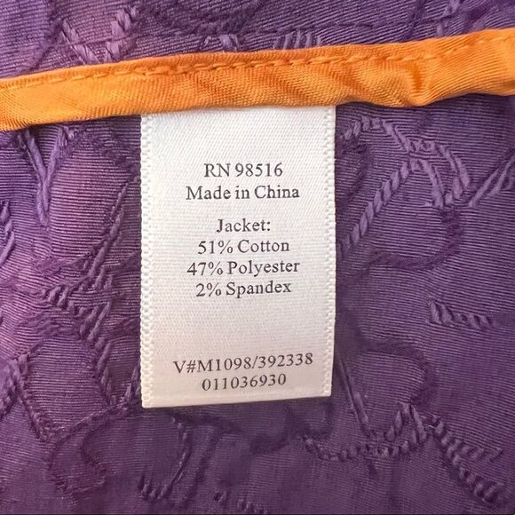 Coldwater Creek Purple Jacket - Picture 8 of 8